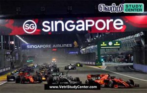 Vetri Study Center Current Affairs - Singapore Formula 1 car race