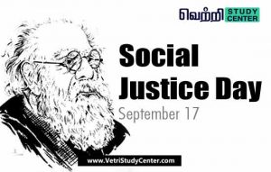 Vetri Study Center Current Affairs - Social Justice Day