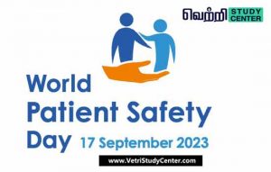 Vetri Study Center Current Affairs - World Patient Safety Day