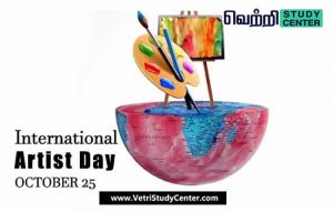 Vetri Study Center Current Affairs - International artist Day