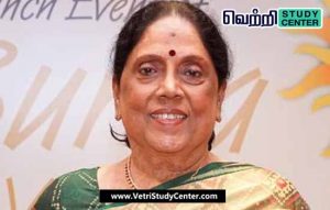 Vetri Study Center Current Affairs - Saraswati Samman Award - Sivasankari