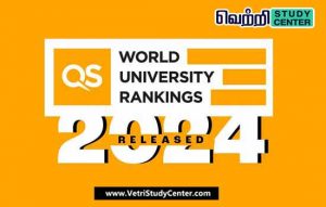 Vetri Study Center Current Affairs - Universities Ranking 2024