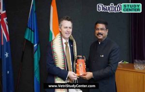 Vetri Study Center Current Affairs - Australia India Education and Skills Council Meeting