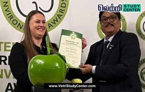 Vetri Study Center Current Affairs - Green Apple Award