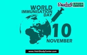 Vetri Study Center Current Affairs - World Immunization Day