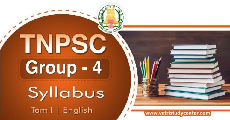 TNPSC Group 4 Syllabus PDF 2026 in Tamil and English