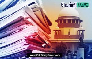 Vetri Study Center Current Affairs - Cases pending
