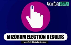 Vetri Study Center Current Affairs - Mizoram Election Results