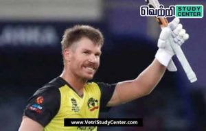 Vetri Study Center Current Affairs - David Warner