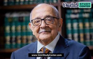 Vetri Study Center Current Affairs - Fali S Nariman