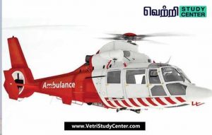 Vetri Study Center Current Affairs - Helicopter Ambulance Service