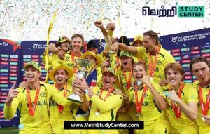 Vetri Study Center Current Affairs - U19 Wor;d Cup