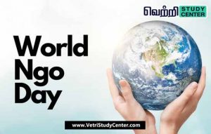 Vetri Study Center Current Affairs - World NGO Day