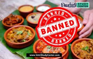 Vetri Study Center Current Affairs - Meat Banned