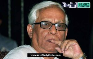 Vetri Study Center Current Affairs - Buddhadev Bhattacharya