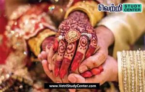 Vetri Study Center Current Affairs - Marriage Age
