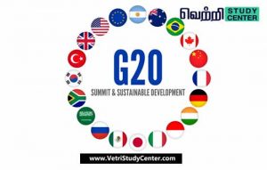 Vetri Study Center Current Affairs - G20