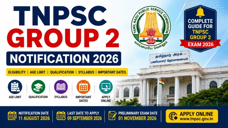 TNPSC Group 2 Notification 2026